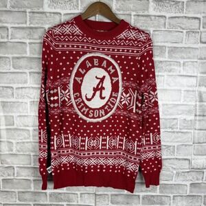 Campus Specialties Alabama Crimson Tide Fair Isle Ugly Christmas Sweater SMALL